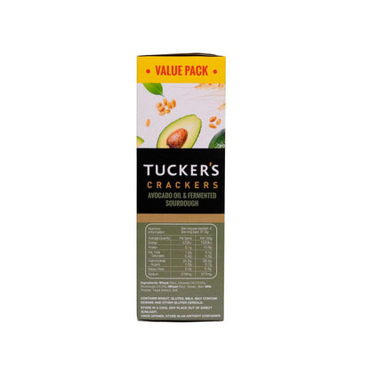 Tuckers Crackers Avocado Oil & Fermented Sourdough - 150g