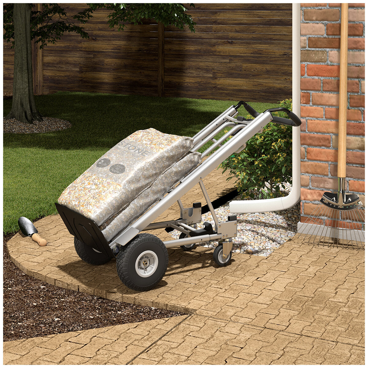 4 In 1 Folding Toe Plate Hand Truck