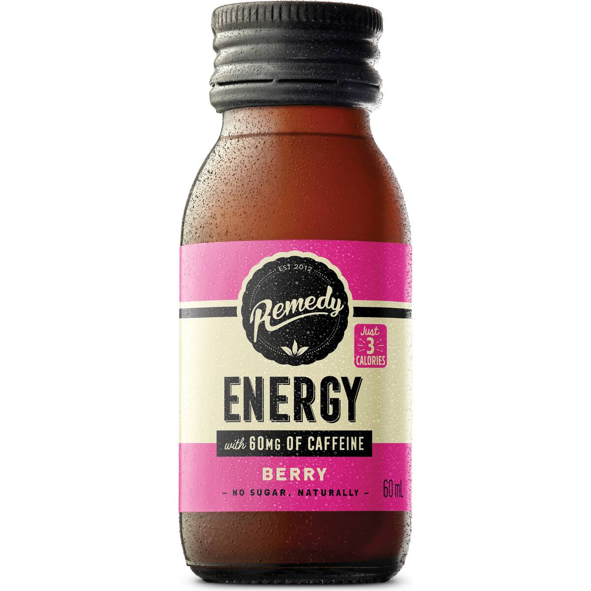 Remedy Energy With Caffeine Berry Shot 60ml