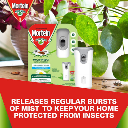 Mortein Naturgard Fragrance Free Multi-insect Automatic Spray 152g