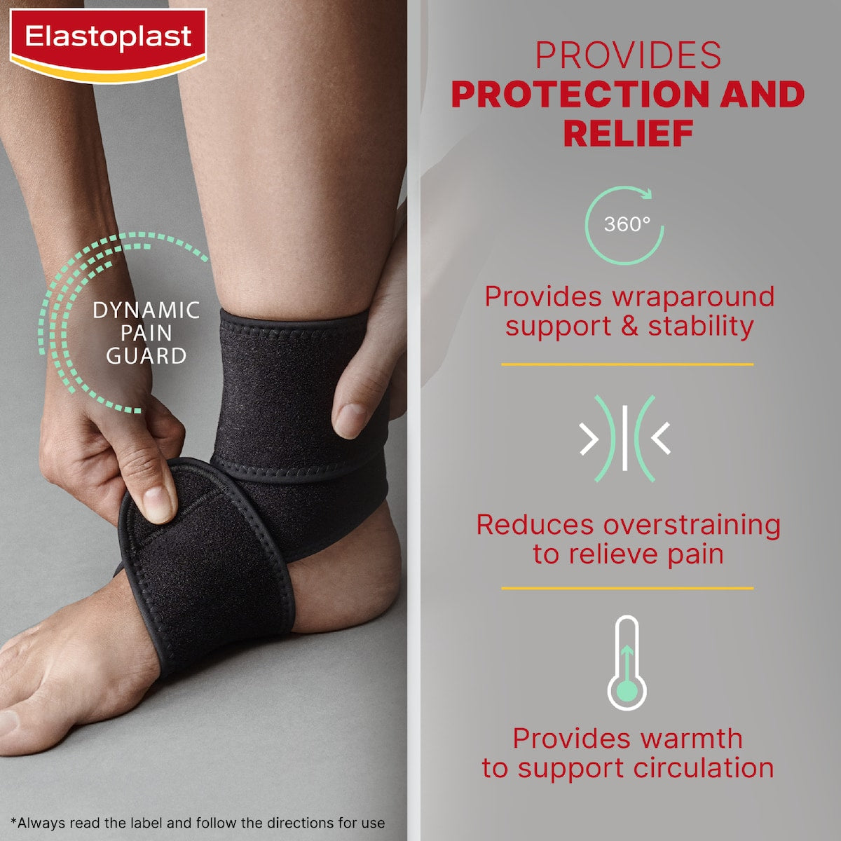 Elastoplast Protective Ankle Support Adjustable Each