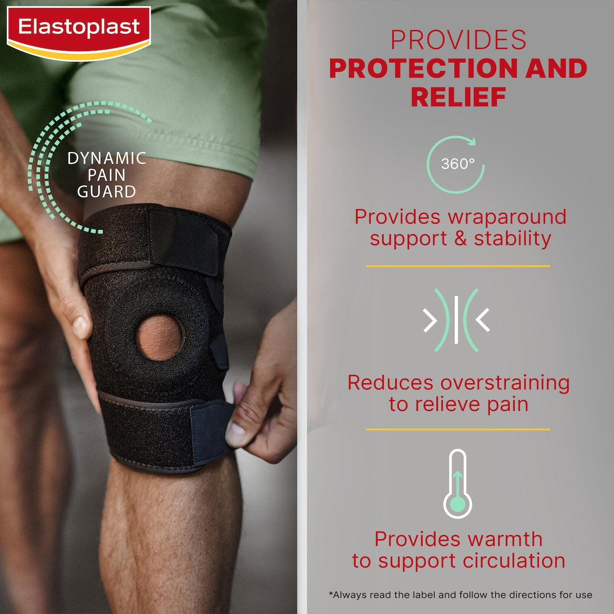 Elastoplast Protective Knee Brace Adjustable Each