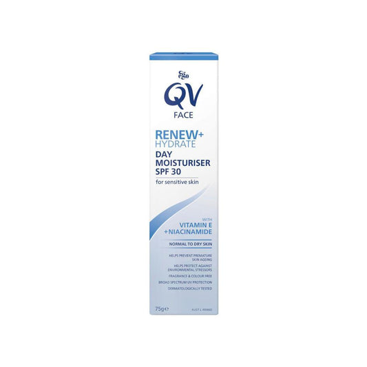 QV Face Renew + Hydrate Day Moisturiser SPF 30 - 75g