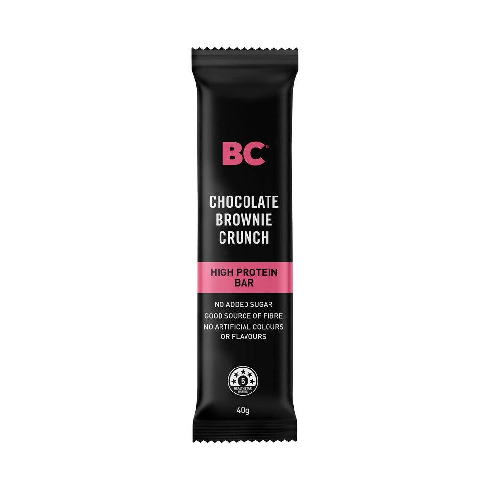 BC Snacks Chocolate Brownie Crunch High Protein Bar - 40g