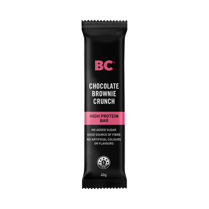BC Snacks Chocolate Brownie Crunch High Protein Bar - 40g