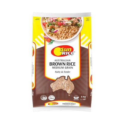 Sunrice Australian Medium Grain Brown Rice - 5kg
