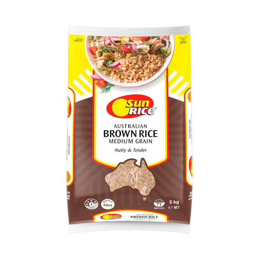 Sunrice Australian Medium Grain Brown Rice - 5kg