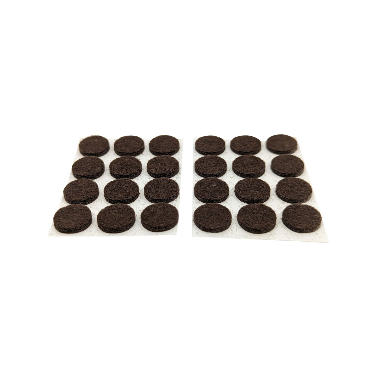 Surface Gard Round Brown Felt Floor Protection Pads 13mm 24 Pack