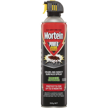 Mortein Powergard Outdoor Crawling Insect Surface Barrier Spray 350g