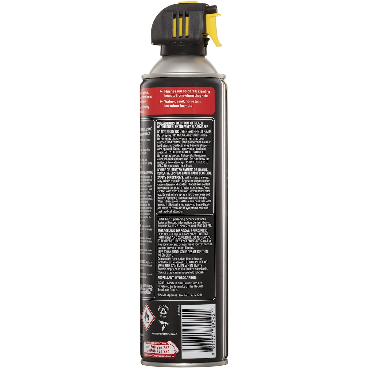 Mortein Powergard Outdoor Crawling Insect Surface Barrier Spray 350g