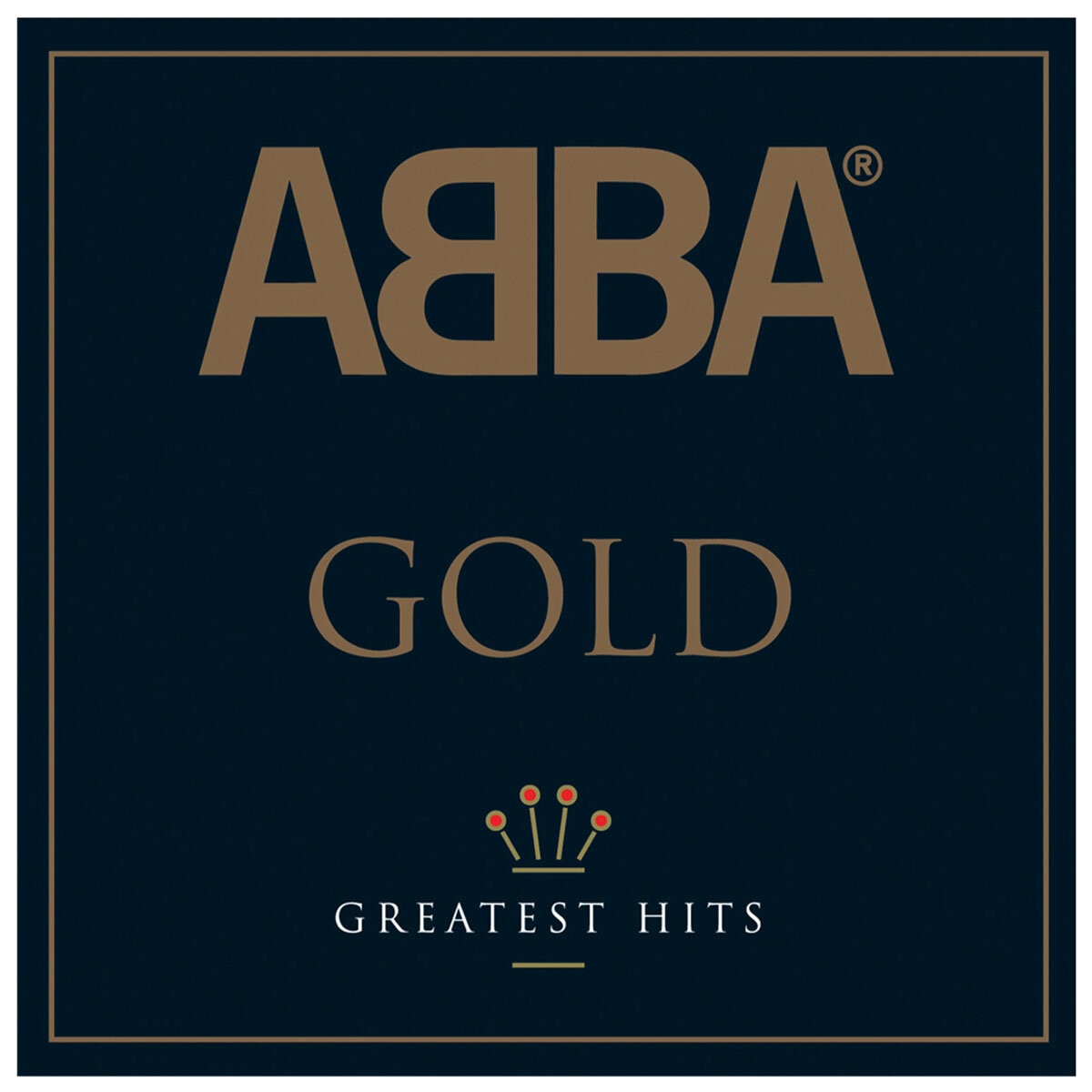 Framed Abba Gold Double Vinyl Album Art