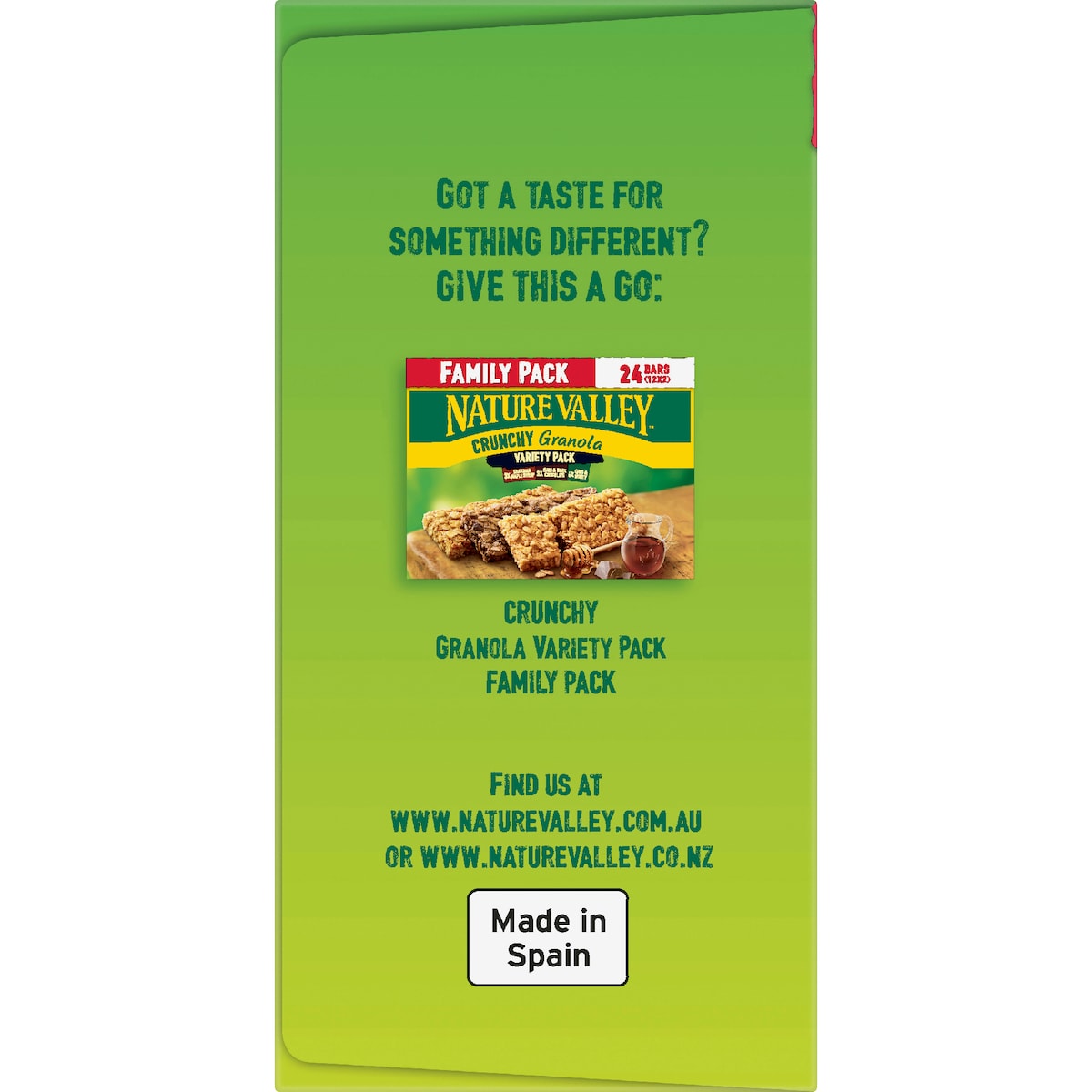 Nature Valley Crunchy Oats & Honey Granola Bars Family 504g 12 Pack