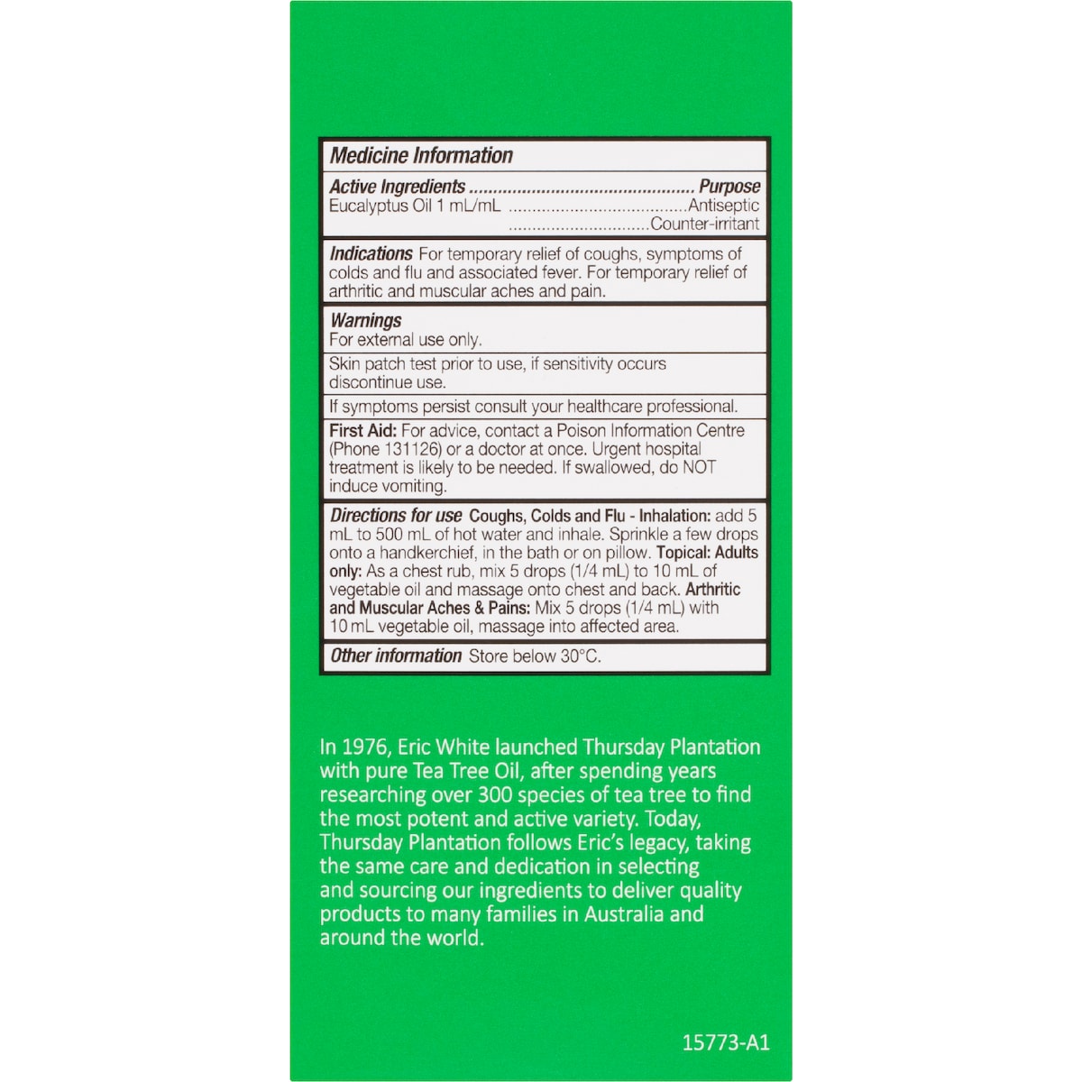 Thursday Plantation Eucalyptus Oil 200ml