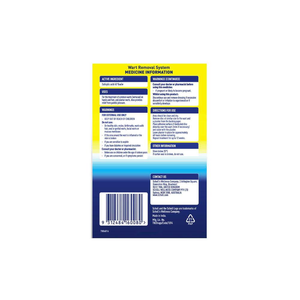 Scholl Waterproof Wart Remover - 15 pack