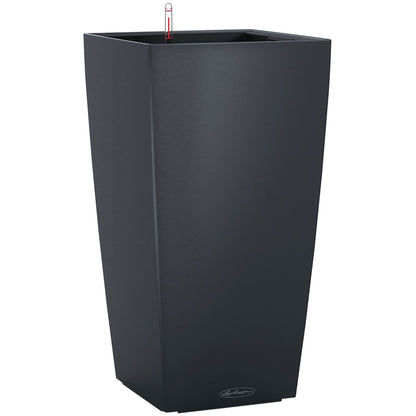 Lechuza Cubico Colour 30 Slate Cubic Planter ML13138 Plastic