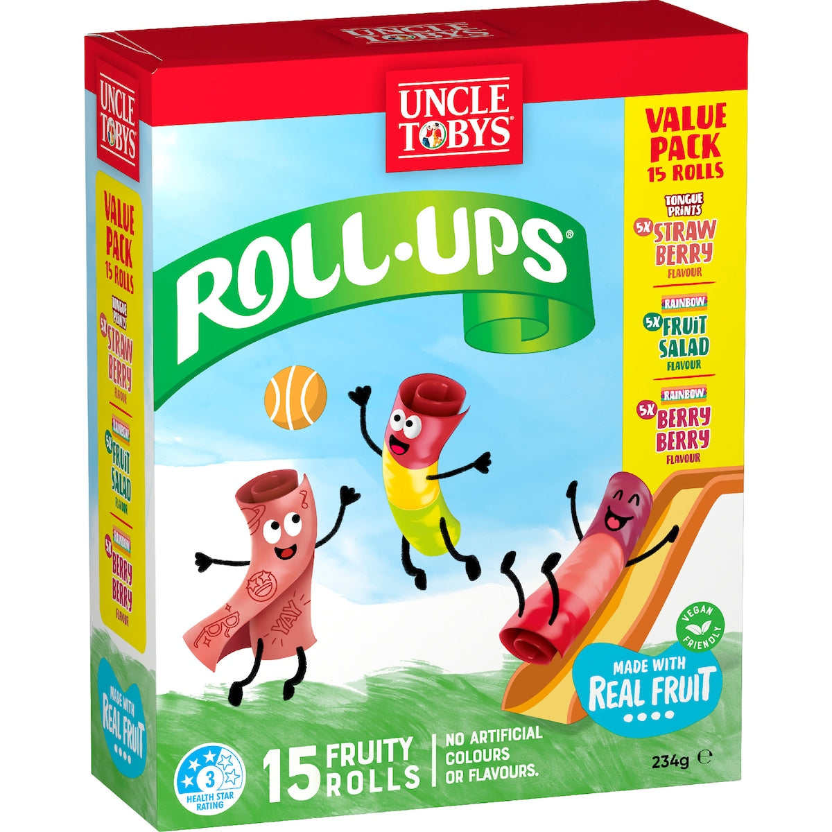 Uncle Tobys Rollups Value Pack 15 Pack