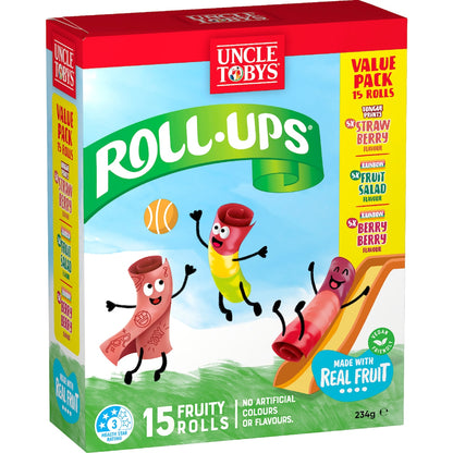 Uncle Tobys Rollups Value Pack 15 Pack