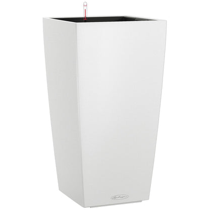 Lechuza Cubico Colour 30 Self-Watering Planter White 30 x 30x56cm