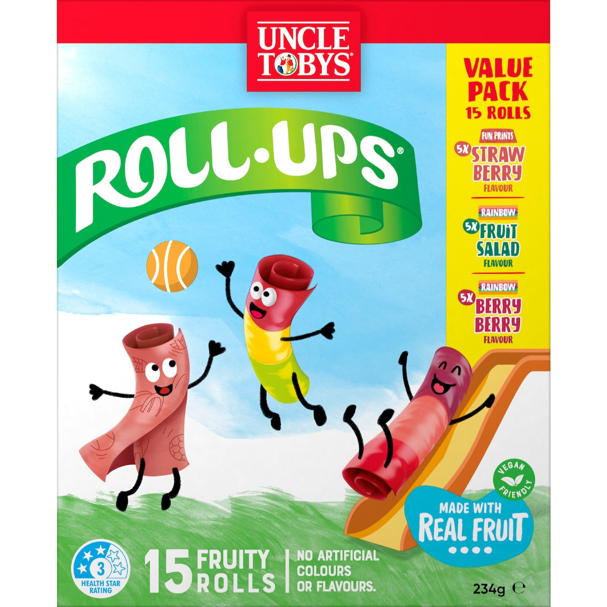Uncle Tobys Rollups Value Pack 15 Pack