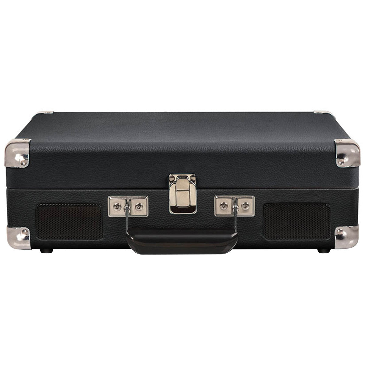 Crosley Cruiser Deluxe Portable Turntable Black with Free Record Storage Crate