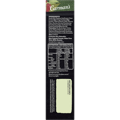 Carmans Seed & Plant Protein Bars Raspberry & Pistachio 5 Pack