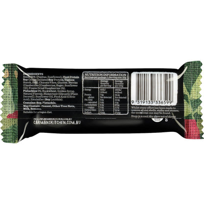 Carmans Seed & Plant Protein Bars Raspberry & Pistachio 5 Pack