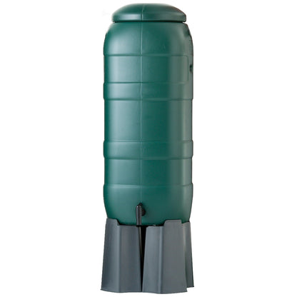 Maze 100L Compact Rainwater Tank Kit Downpipe Diverter Linking Kit Green