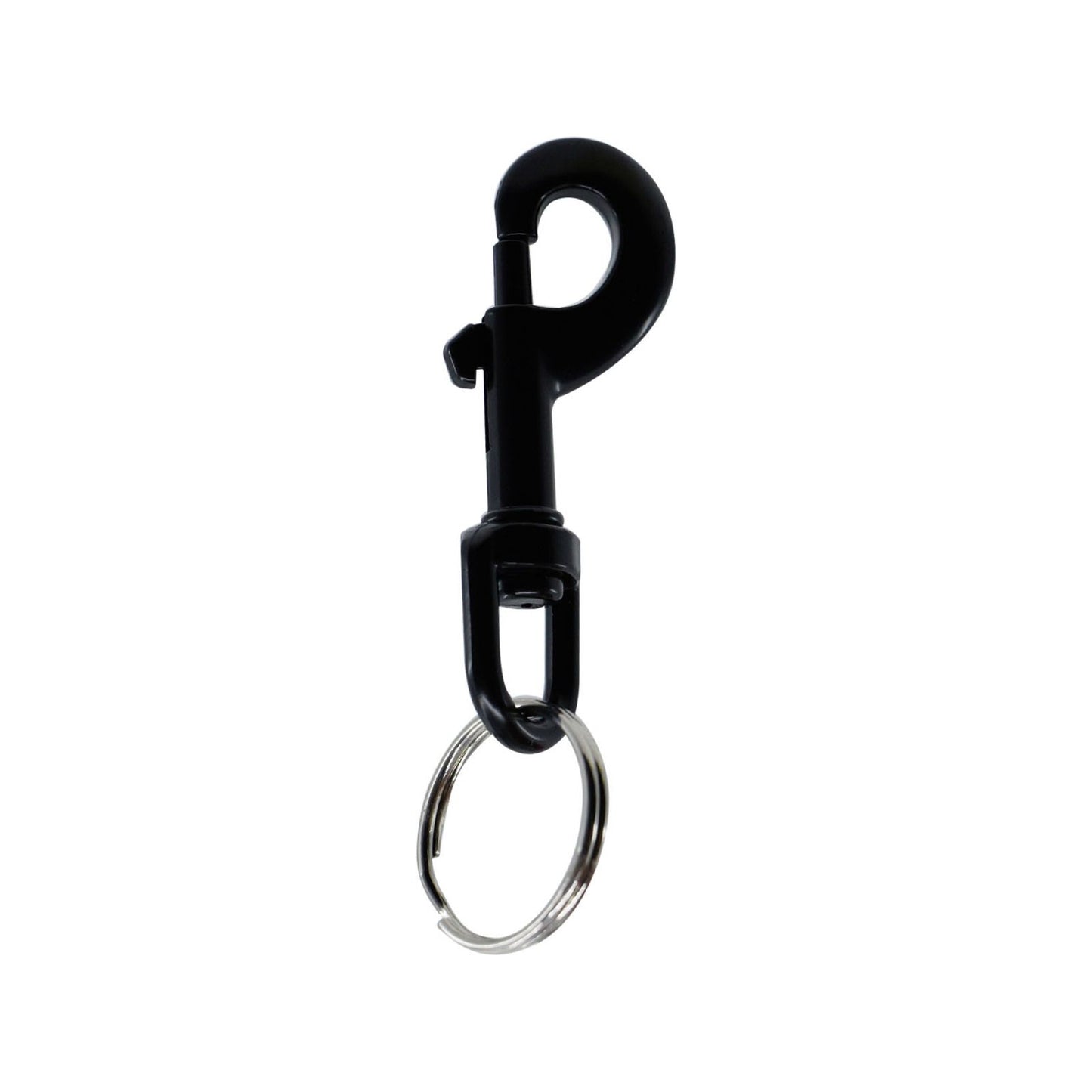 Key Essentials Snap Hook Key Ring - Black - 13.3mm x 79.3mm