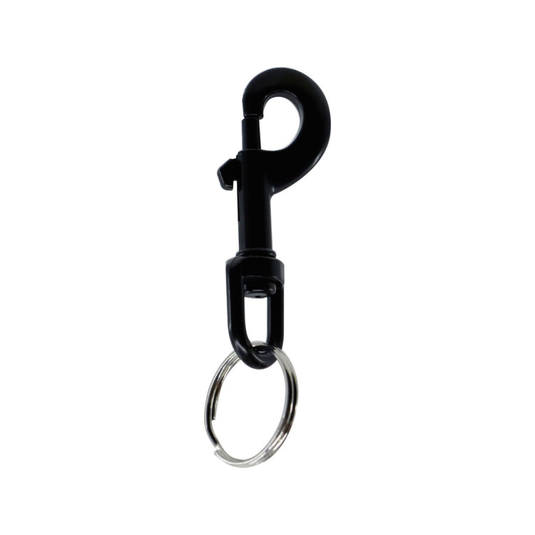 Key Essentials Snap Hook Key Ring - Black - 13.3mm x 79.3mm