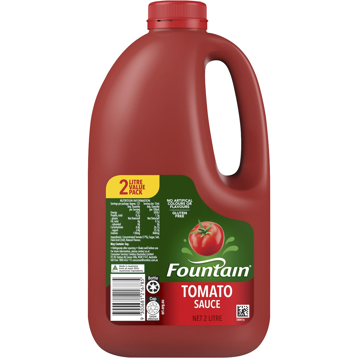 Fountain Tomato Sauce Value Pack 2l