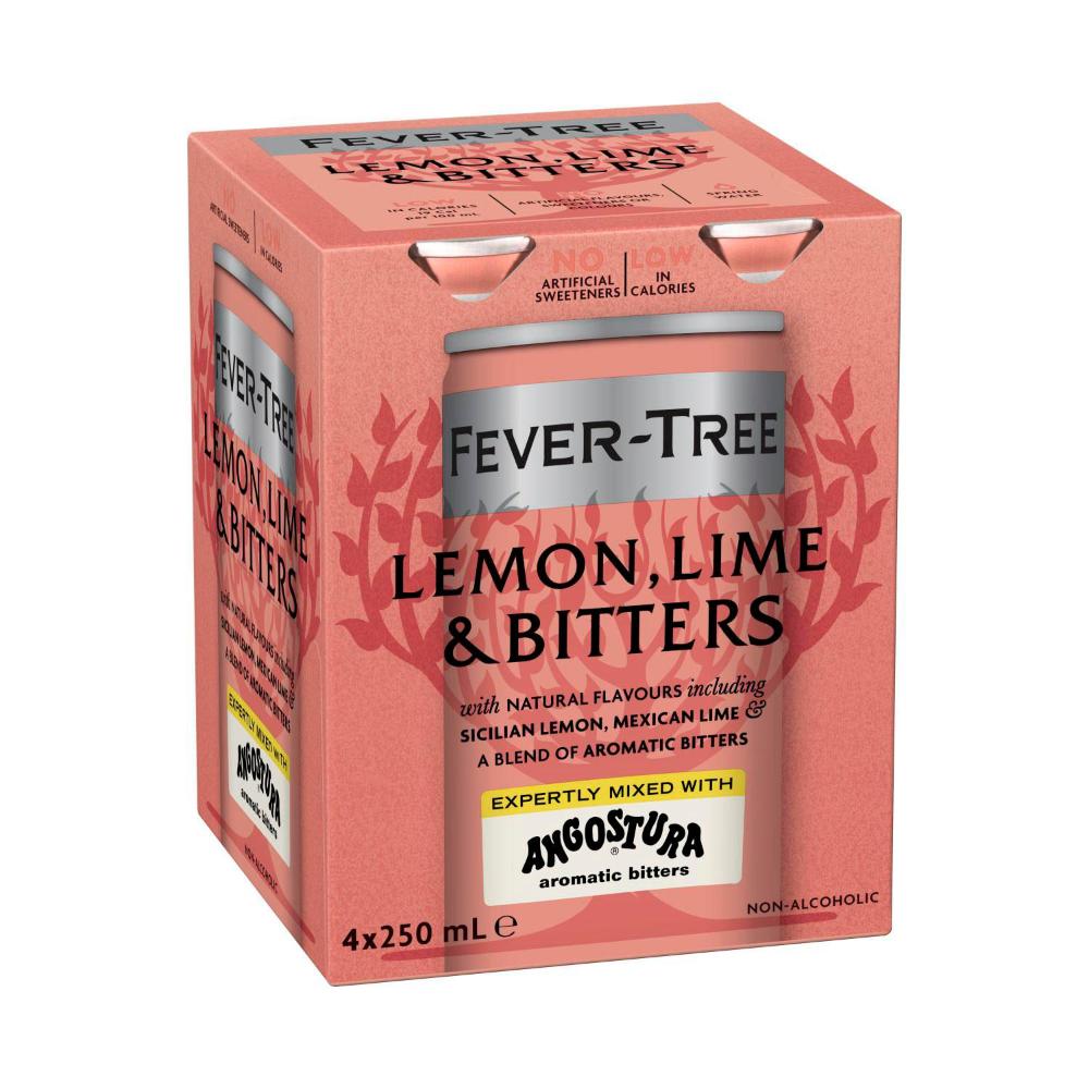 Fever Tree Lemon Lime Bitters 4 Pack - 1L