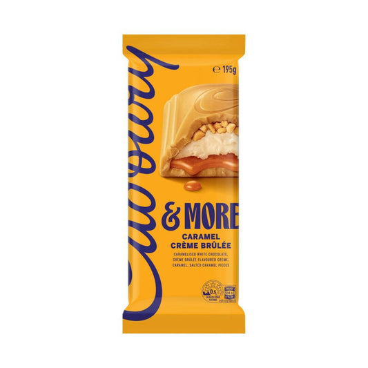 Cadbury & More Block Chocolate Creme Brulee - 195g