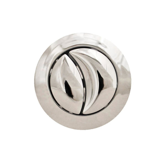 Fluidmaster Dual Flush Button - 38mm - Plastic - Chrome Finish