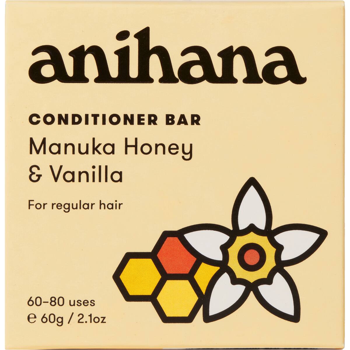 Anihana Conditioner Bar Honey & Vanilla 60g
