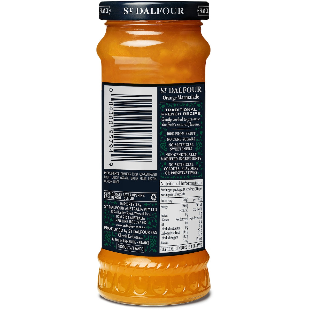 St Dalfour Orange Marmalade 284g