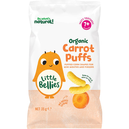 Little Bellies Organic Carrot Puffs 35g