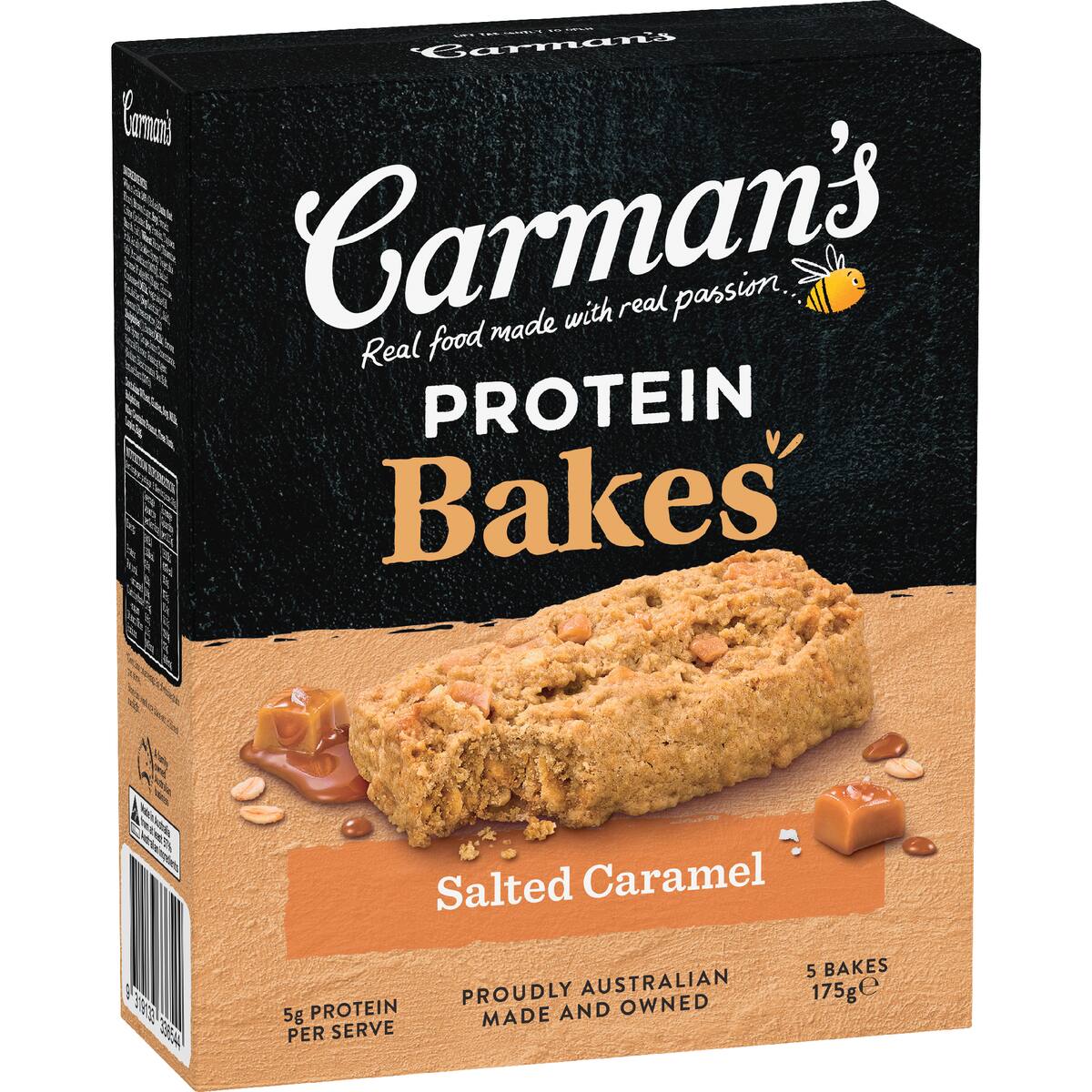 Carman's Protein Bake Salted Caramel 5 Pack
