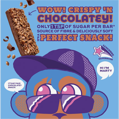 Messy Monkeys Choc Rice Puff Bars 6 Pack
