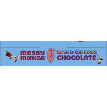Messy Monkeys Choc Rice Puff Bars 6 Pack