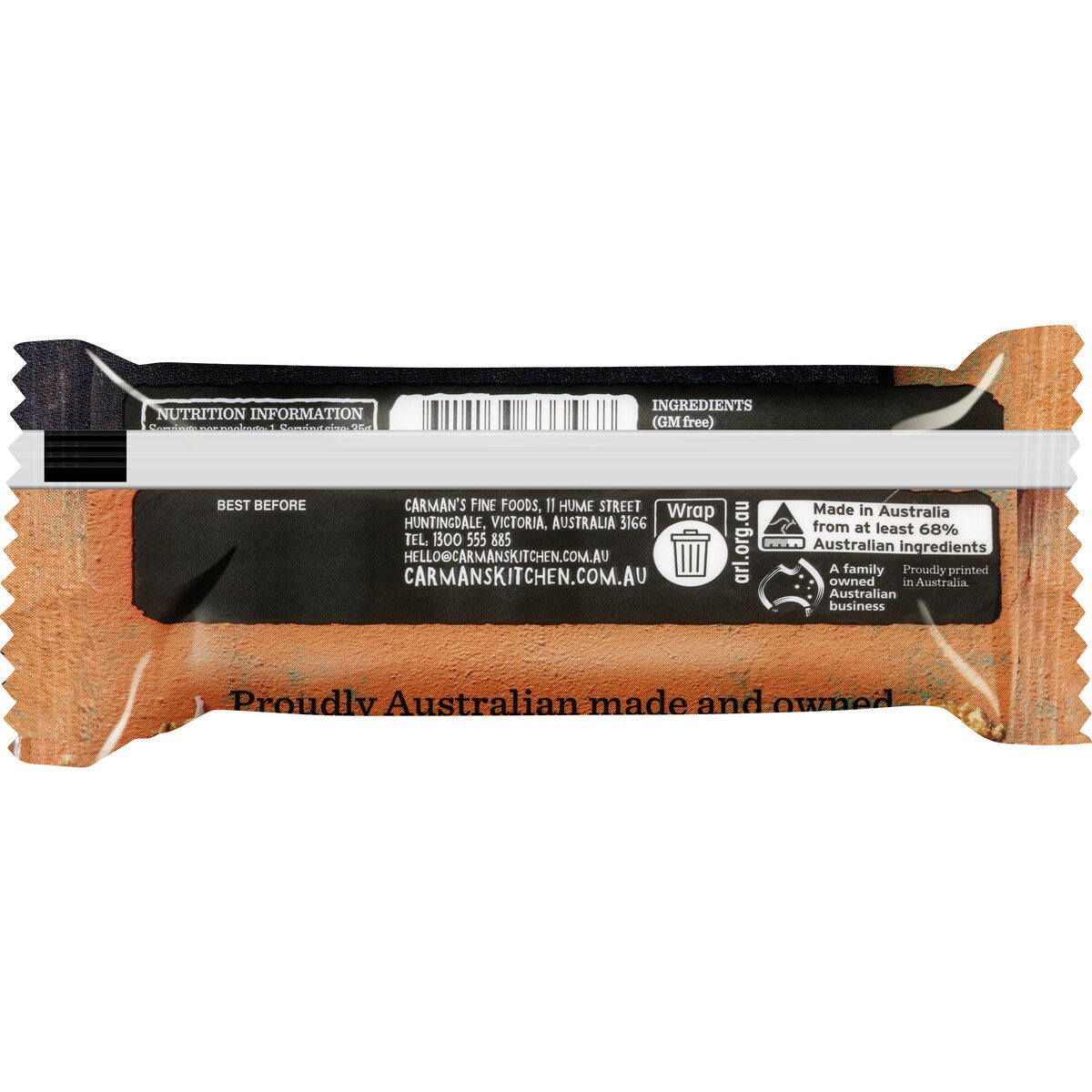 Carmans Oat Slices Golden Oat & Coconut 5 pack