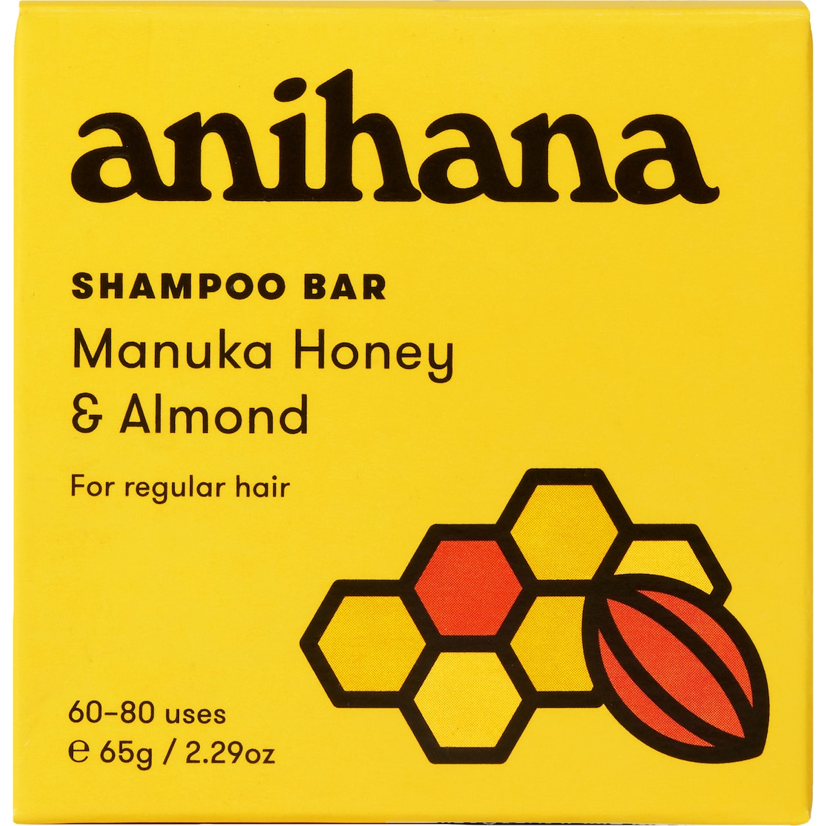 Anihana Shampoo Bar Manuka Honey & Almond 65g