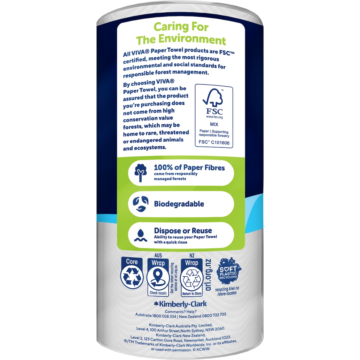 Viva White Paper Towel 2 X 60 Pack