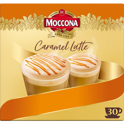 Moccona Caramel Latte Coffee Sachets 30 Pack, 1pc