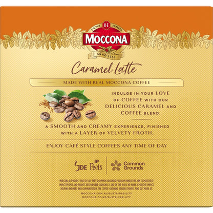 Moccona Caramel Latte Coffee Sachets 30 Pack, 1pc