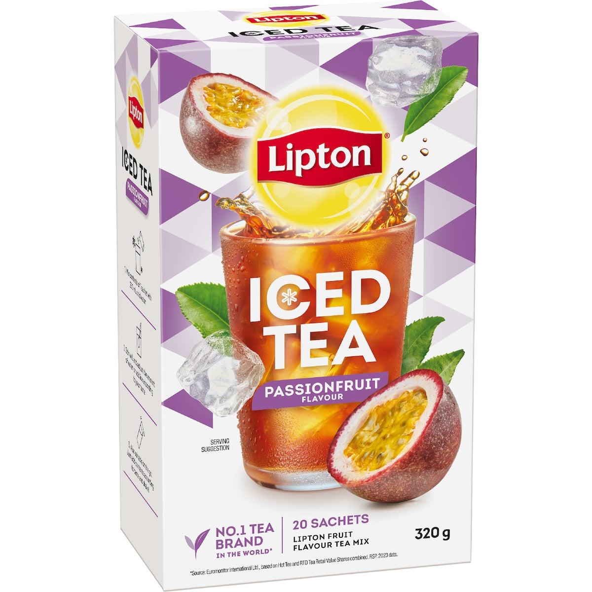 Lipton Iced Tea Passionfruit Sachets 20 Pack