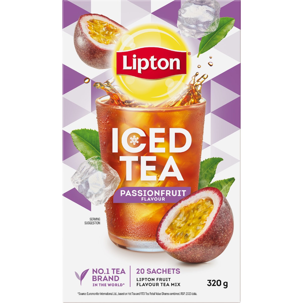 Lipton Iced Tea Passionfruit Sachets 20 Pack