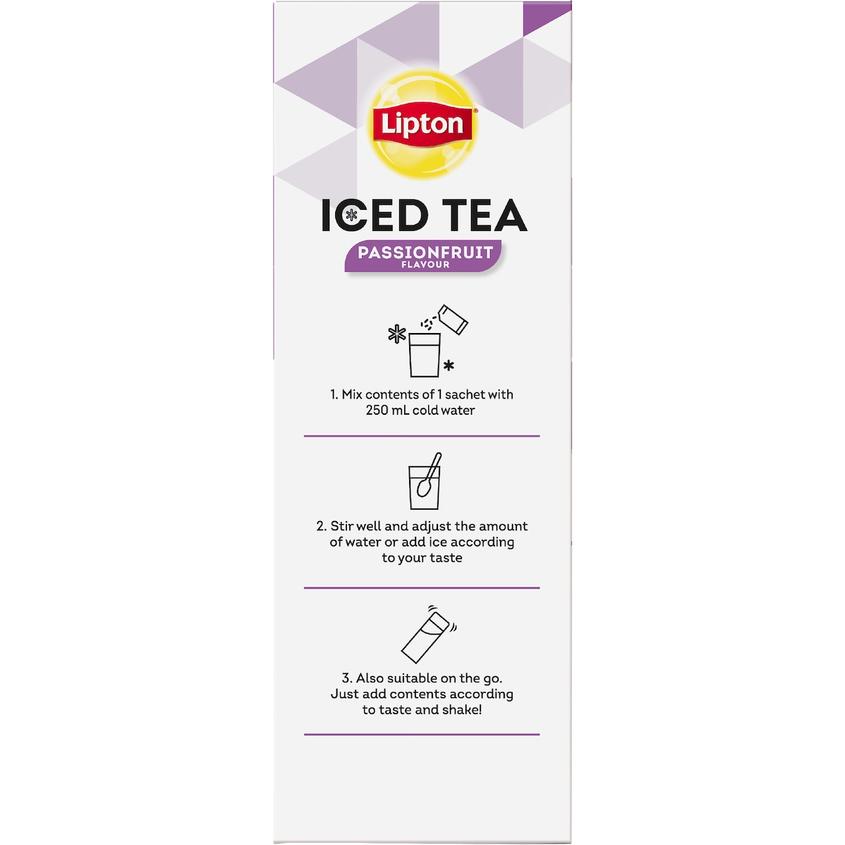 Lipton Iced Tea Passionfruit Sachets 20 Pack