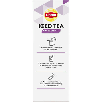 Lipton Iced Tea Passionfruit Sachets 20 Pack