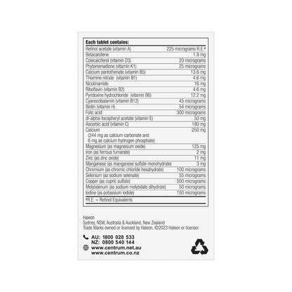 Centrum For Men 50+ Multivitamin - 60 Pack