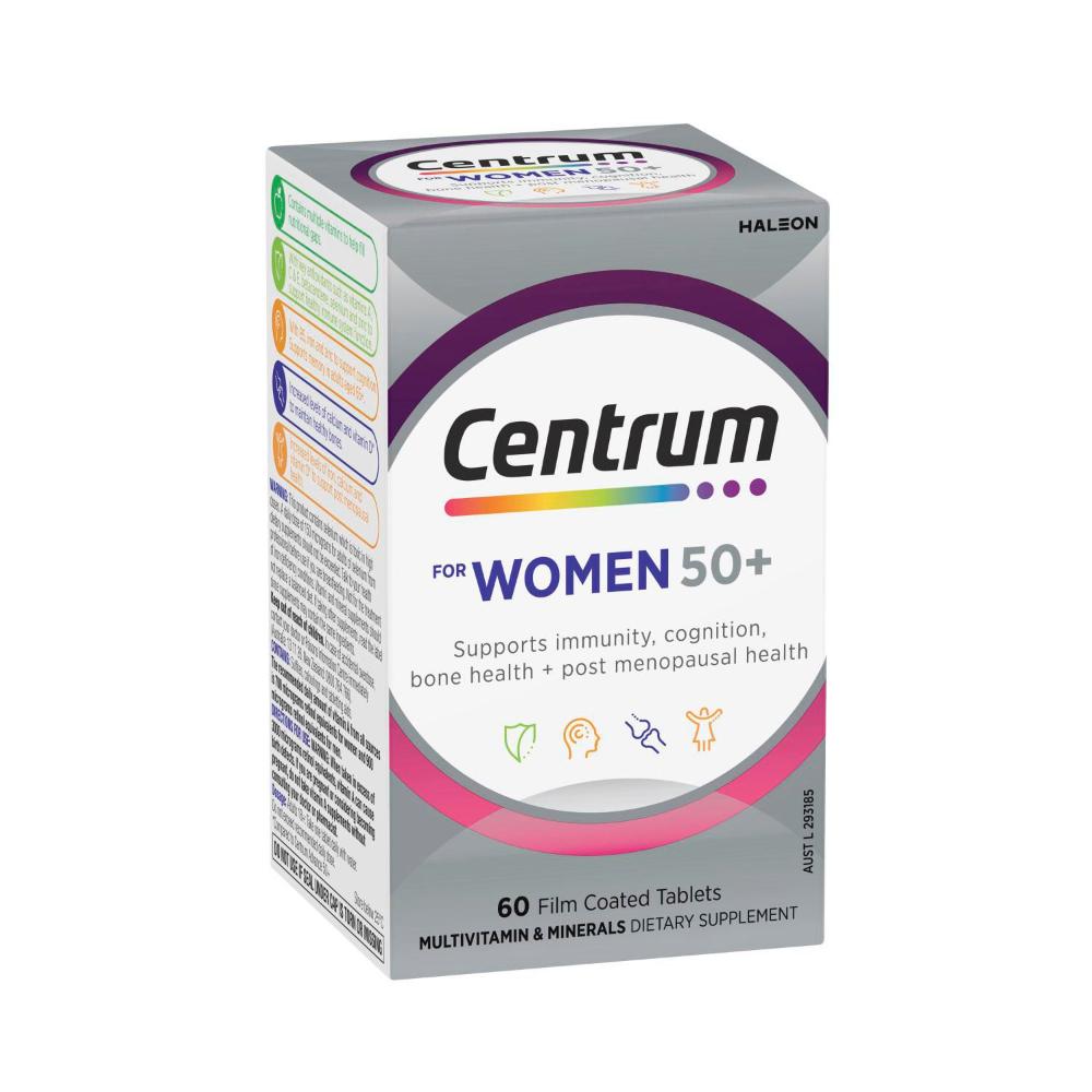 Centrum For Women 50+ Multivitamin - 60 Pack
